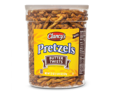 Clancy's Butter Twists Pretzel Tub