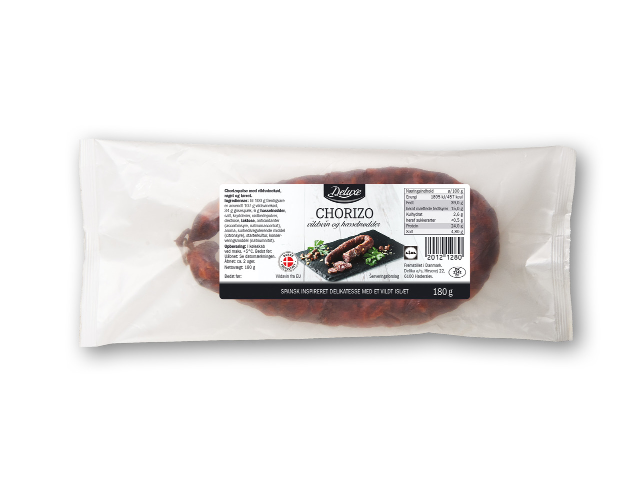 DELUXE Krondyr- eller vildsvinechorizo