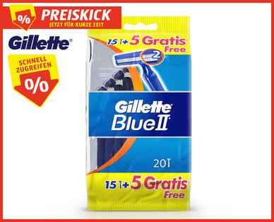 GILLETTE Blue II Einwegrasierer