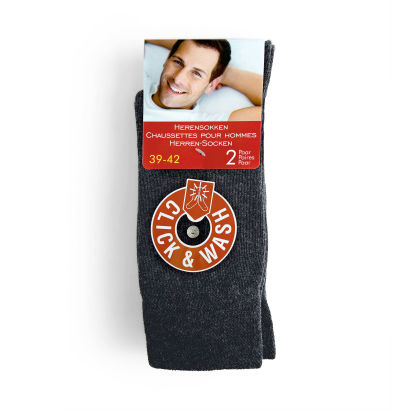 Chaussettes pour hommes, 2 paires