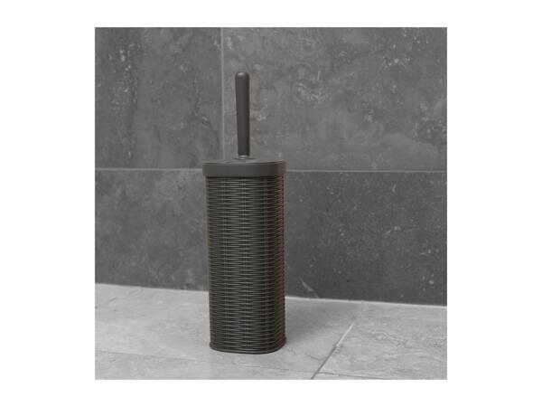 Addis Wicker Effect Toilet Brush - Grey