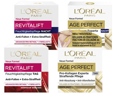 L'ORÉAL PARIS 
 GESICHTSPFLEGE TAG/NACHT