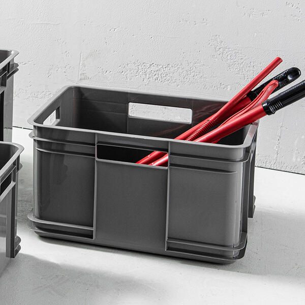 Aufbewahrungsbox aus recyceltem Kunststoff
