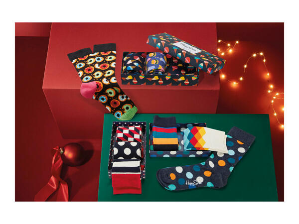 Happy Socks Ladies' or Men's Sock Gift Box