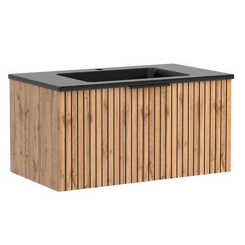 Waschtisch 80 cm schwarz