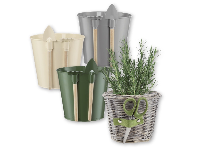 FLORABEST(R) Plant Pot with Mini Garden Tool