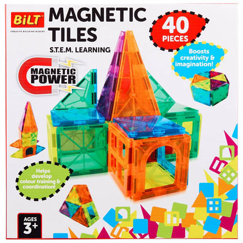 Magnetic Tiles 40 Piece Set