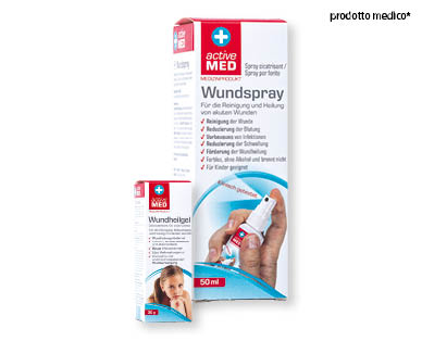 Gel/Spray per ferite ACTIVE MED