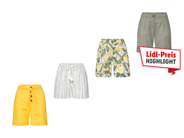 Leinen-Shorts