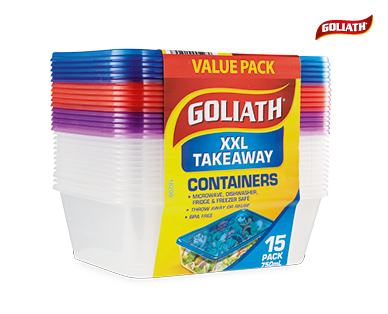 Takeaway Containers 15pk