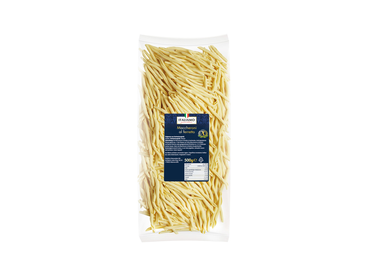 MACCHERONI AL FERRETTO / FOGLIE D‘ULIVO