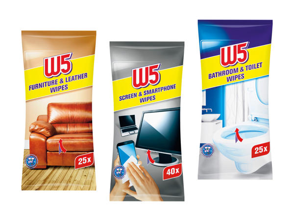 Lingettes humides nettoyantes