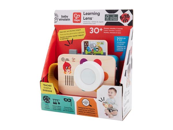 Baby Einstein Wooden Musical Toy - Learning Lens™ Camera