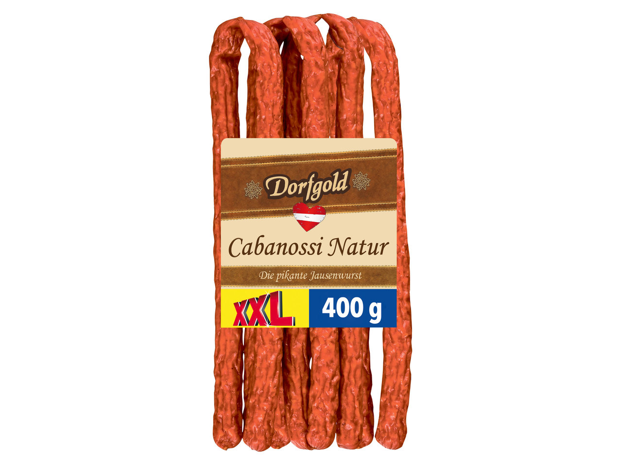 DORFGOLD Cabanossi 300 g + 100 g gratis