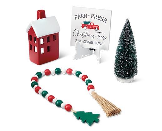 Merry Moments Holiday Tray Objects