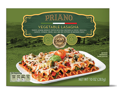 Priano Eggplant Parmigiana or Vegetable Lasagna