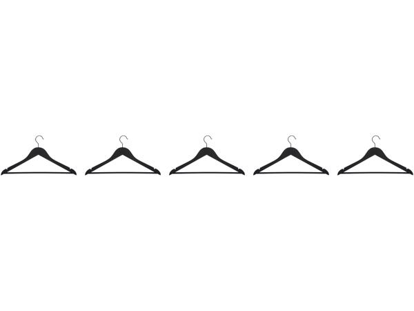 Wooden Clothes Hangers, 5 pieces