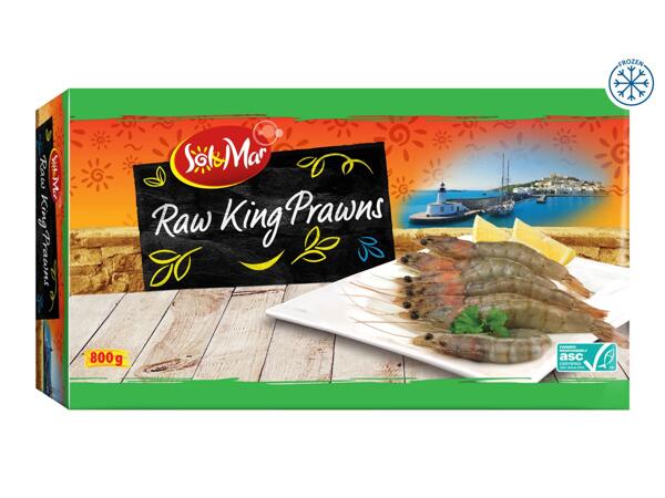 Sol & Mar ASC Langostines, Raw King Prawns