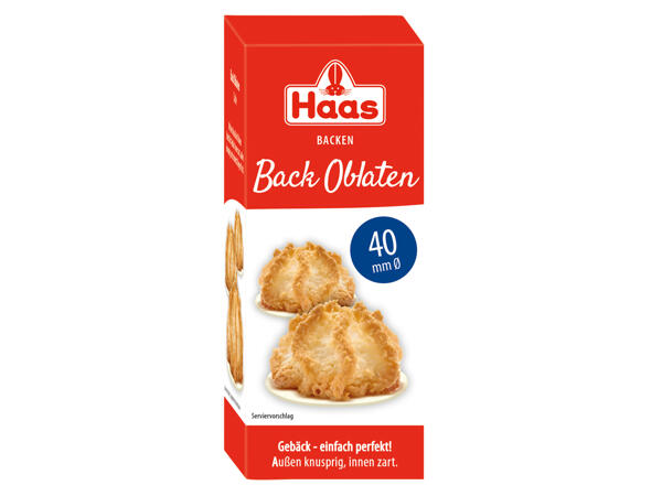 Haas Backoblaten
