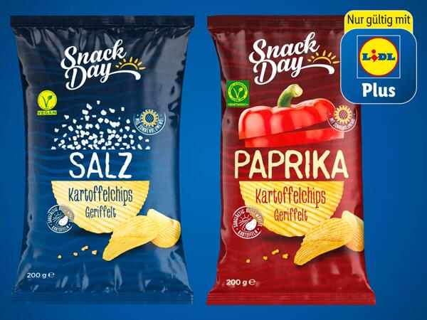 Chips geriffelt