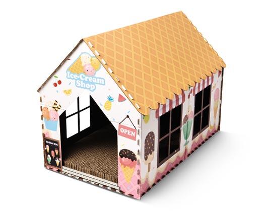 Heart to Tail 
 Cat Scratching Playhouse