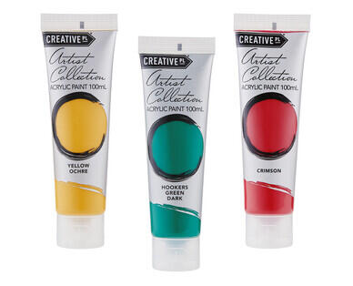 Acrylic Artist Paint Tubes 100ml