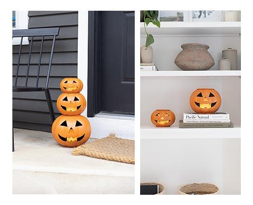 Huntington Home Metal Jack-O-Lantern