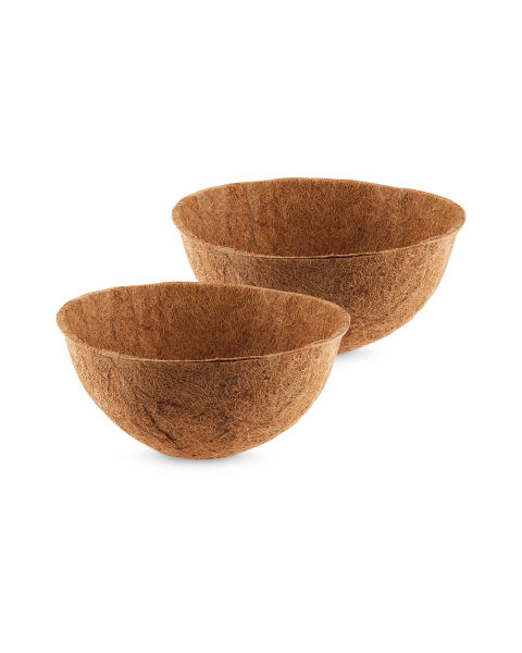 12" Coco Hanging Basket Liner 2 Pack