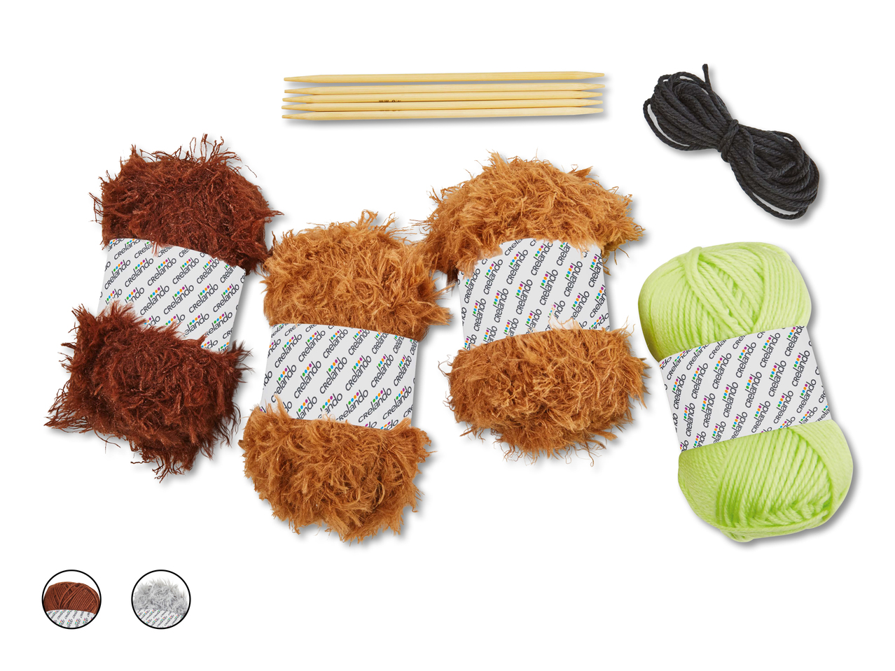 Set de tricot pour peluches