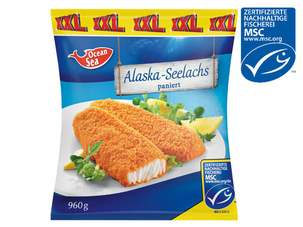 MSC Alaska Seelachs paniert 800 g + 160 g gratis