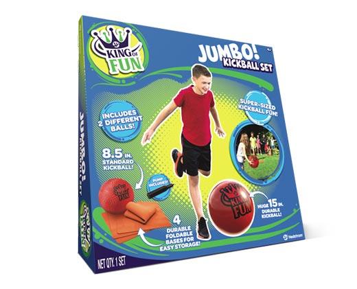 King of Fun 
 Jumbo Kickball Set
