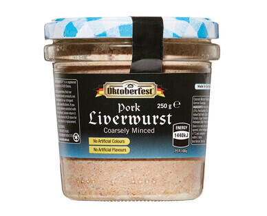 Oktoberfest Pork Liverwurst 250g