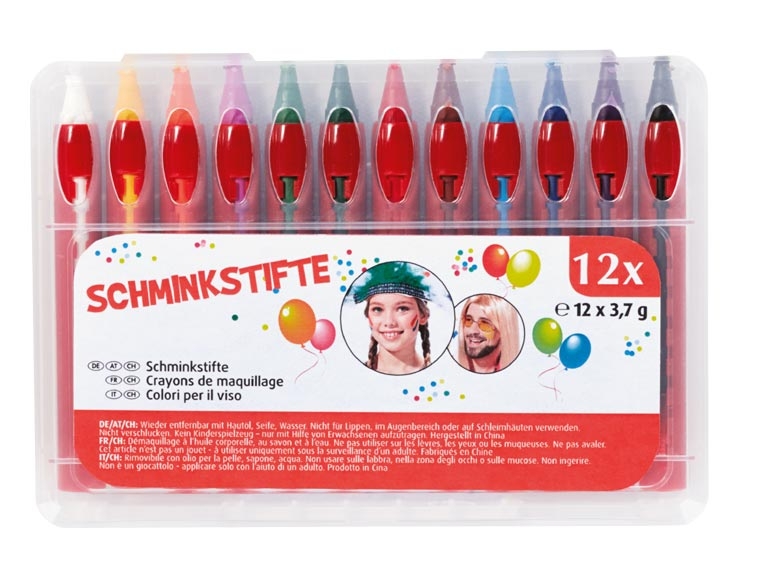 Crayons de maquillage, 12 pièces