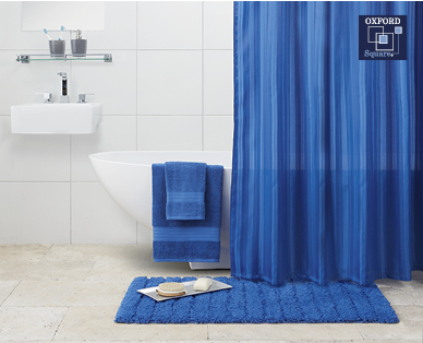SHOWER CURTAIN WITH 12 HANGING RINGS