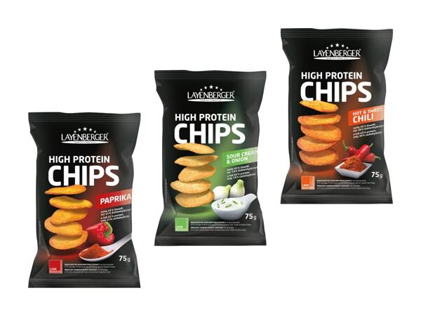 Chips riches en protéines, pauvres en glucides ­Layenberger