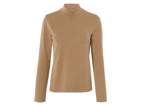 Ladies' Ribbed Turtleneck Top