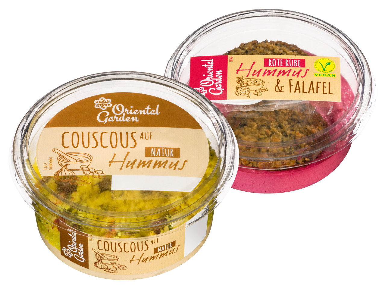 ORIENTAL GARDEN Orientalischer Salat/Hummus mit Falafel
