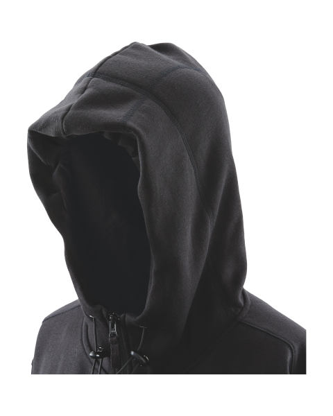 Black Zip Through Fishing Hoody