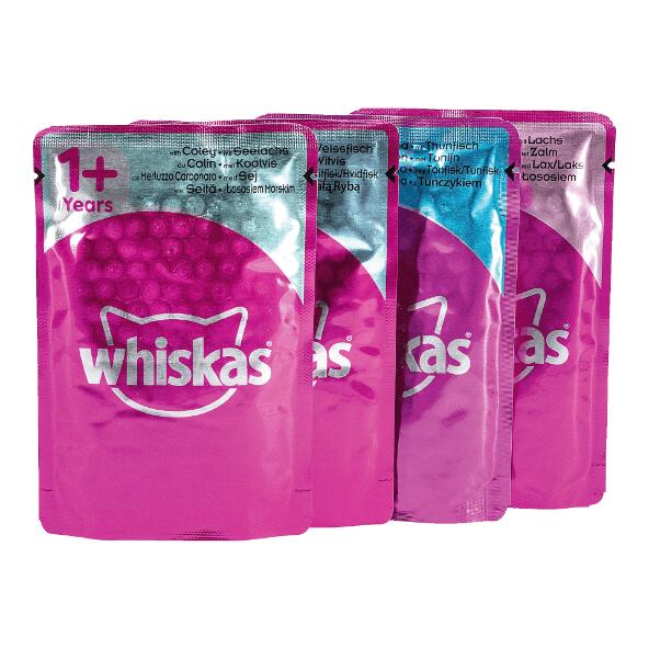 WHISKAS(R) Nourriture pour chats, 40 pcs