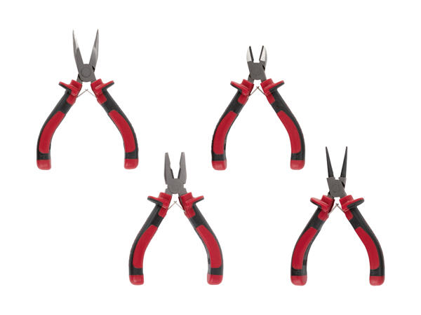 Set de pinces de précision, 4 pièces