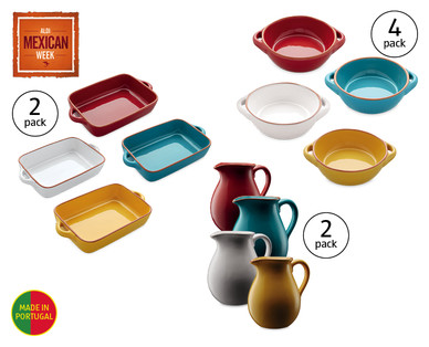 Tapas Bowls/Ceramic Pitcher