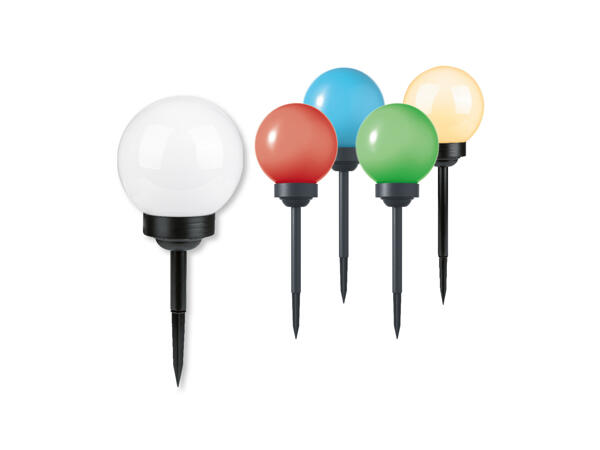 LED-solcellslampa