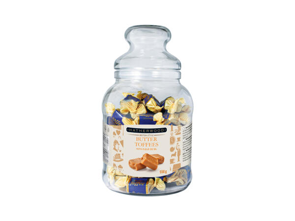 Toffees in a Glass Jar