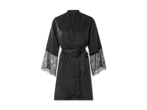 Damen Satin-Kimono