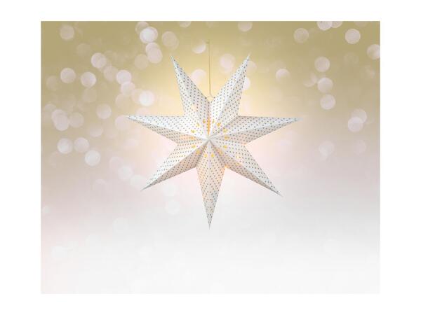 Livarno Home White LED Christmas Star Lantern