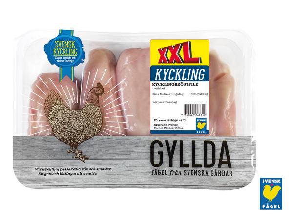 Färsk kycklingbröstfilé