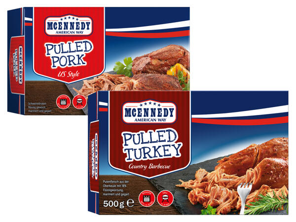 Pulled Pork oder Pulled Turkey