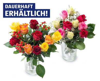 Bunter Rosenstrauß