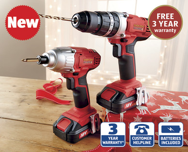 18V Li-ion Drill and Driver Kit TWIN PACK