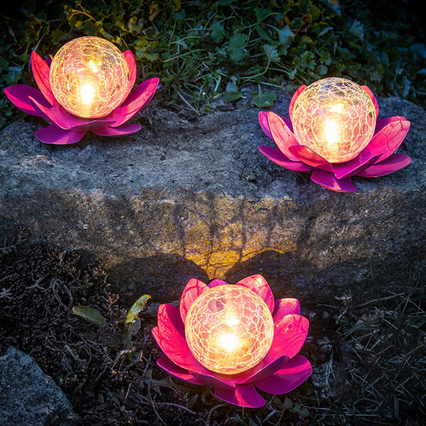 LED-Solar Lotusblume